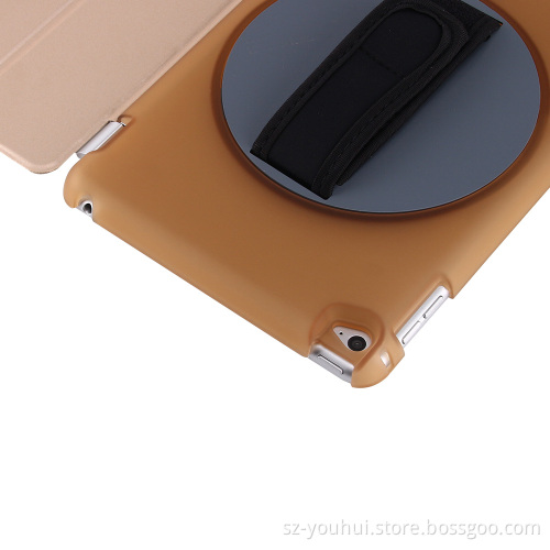 Factory Outlet 360 Rotation handheld Case Smart Flip cover for iPad mini 4
